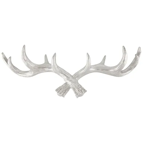 Hansmeier Geweih Kleiderhaken - Eleganter Garderobenhaken für Innen und Außen - Wandgarderobe im Hirschgeweih-Design, ideal für Jacken und Accessoires. Robustes Polyresin sorgt für Langlebigkeit und vielseitige Einsatzmöglichkeiten im ganzen Haus.