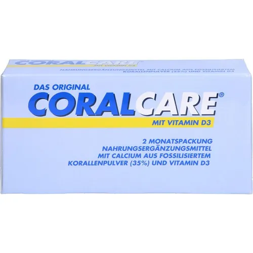 Coralcare mit Vitamin D3 und K2 2-Monatspackung