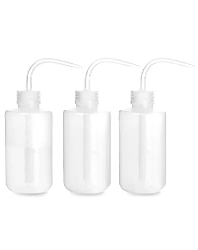 QWORK® 3 Stück Spritzflasche 250ml, Kunststoff Liquid Flaschen, Sicherheits Spritzflasche, Bewässerung Werkzeuge