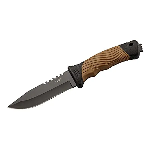 HERBERTZ Outdoor Messer Survival Angelmesser Gürtelmesser 10000880 - Taschenmesser, vielseitig einsetzbar als Arbeits- und Jagdmesser, ideal für Outdoor-Aktivitäten und Abenteuer.