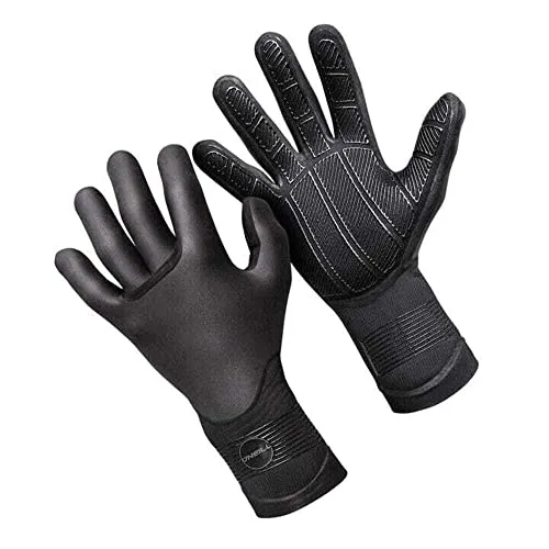 O';Neill Psycho 3MM Neopren-Neoprenhandschuhe, doppelt gefüttert, Schwarz