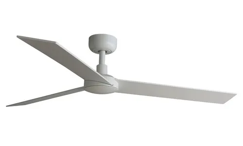 Faro RUDDER L Ventilator in Weiß/Esche - Moderner Deckenventilator für Räume von 17,6 m² bis 28 m², mit 6 Geschwindigkeiten, Rückwärtsfunktion und Fernbedienung für optimalen Komfort und Stil.