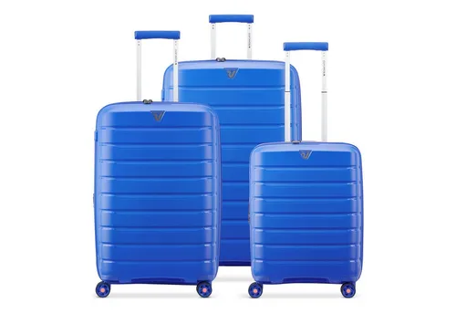 Roncato B-Flying Move 4 Rollen Kofferset 3-teilig blau