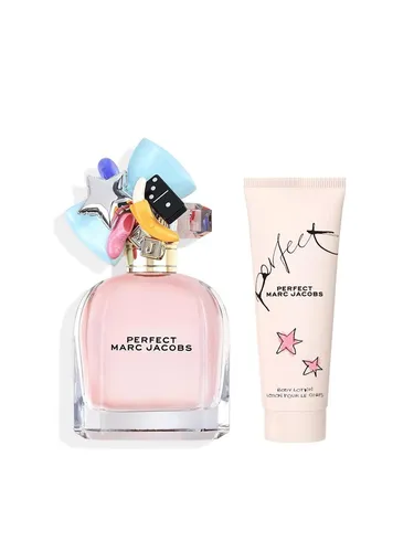Marc Jacobs Perfect Geschenkset für Sie – Eau de Parfum 50ml & Bodylotion 75ml - Entdecken Sie das Marc Jacobs Perfect Geschenkset für Sie, bestehend aus 50ml Eau de Parfum und 75ml Bodylotion. Ein blumiger Duft, der Individualität und Optimismus verkörpert – ideal für jeden Anlass.