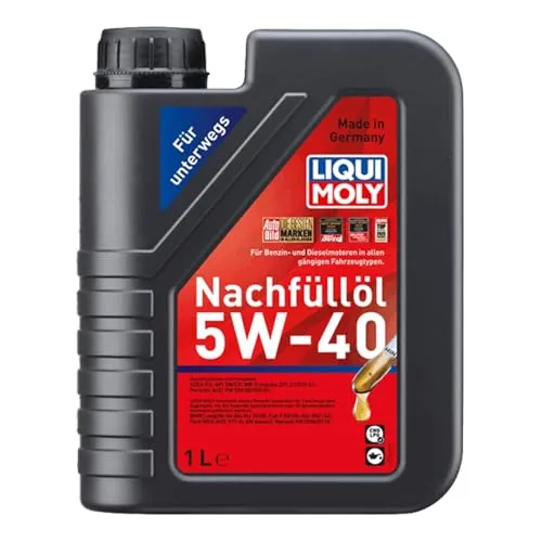 LIQUI MOLY Nachfüll-Öl 5W-40 | 1 L | Synthesetechnologie Motoröl | Art.-Nr.: 1305