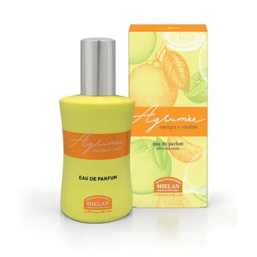 Helan, Agrumèe - Frisches, Zitrusartiges Parfum Damen, Blumiges Parfüm Frauen mit Rose, Jasmin, Amberartiges Eau de Parfum für Damen, Leichte Spritzig Parfums Geschenke für Frauen Made in Italy, 50ml