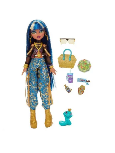 Monster High Cleo de Nile Puppe mit Zubehör von Monster High