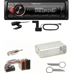 Pioneer MVH-330DAB Bluetooth DAB Einbauset für Mercedes SLK R170 W208 W210