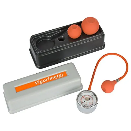 Sport-Tec Vigorimeter inkl. 3 Bälle - Krafttraining Griffstärker, verbessert die Griffkraft und kommt mit 3 verschiedenen Bällen für vielseitiges Training.