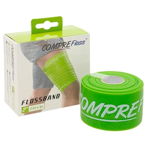 Flossband Level 1, 3.5 m x 5 cm, leicht, grün von Sanctband
