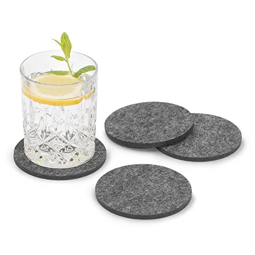 Glasuntersetzer & Bierdeckel Grau von FILU