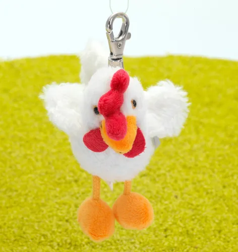 Schaffer Schlüsselanhänger Karabinerhaken Huhn Brunhilde 11 cm