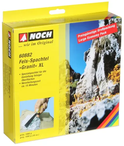 Noch 60882 Fels-Spachtel “Granit” 1000g Neuware