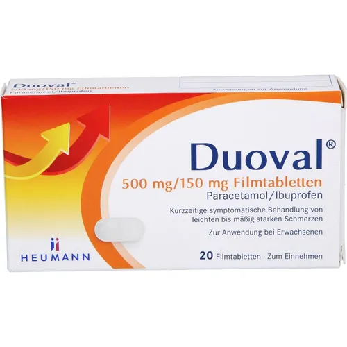 DUOVAL 500 mg/150 mg Filmtabletten 20 St.