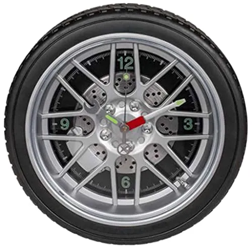 Out of the Blue 79/3020 Tyre with 16 LEDs Wall Clock 35 cm