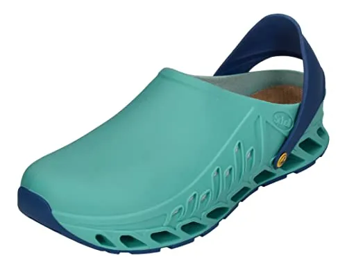 Scholl Evoflex - Professionelle Sanitärsockel für Damen und Herren - Damen Medizin, Pflege & Gastronomie Schuhe mit verstellbarem Riemen und rutschfester Sohle für maximale Sicherheit und Komfort während des Arbeitstags.