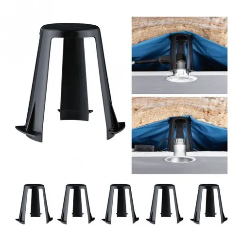 Paulmann 92400 Abstandshalter 5er Set für Einbauleuchten 62 - 90mm Schwarz