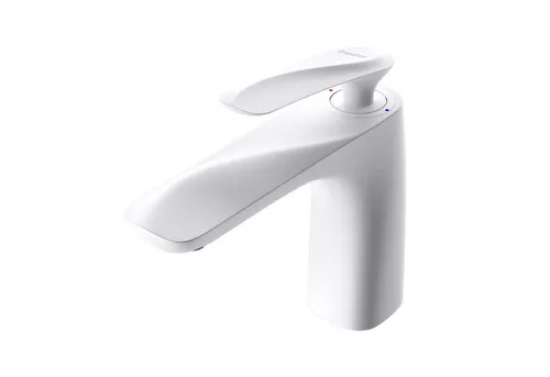 doporro Waschtischarmatur Einhebelmischer, weiß in weiß von doporro