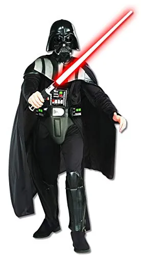 Rubie ́s Kostüm Original Darth Vader schwarz XL - Kostüm für Erwachsene, dreiteilig mit Helm, Anzug und Umhang, ideal für Karneval oder Halloween und ein Must-Have für Star Wars Fans.