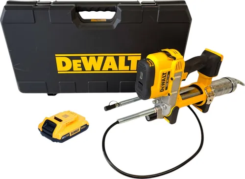 DeWalt DCGG 571 NK Akku Fettpresse 18 V mit Akku 2,0 Ah