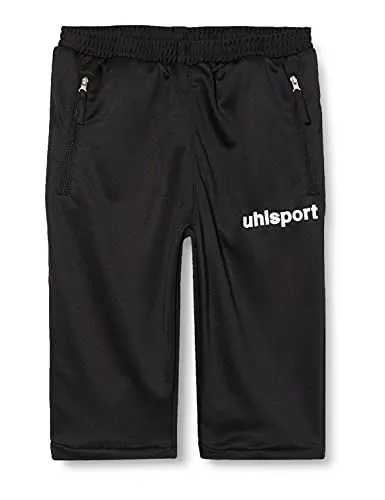 uhlsport Herren Hose Essential Longshorts, schwarz, 3XL - Trainingsbekleidung mit 2 Reißverschlusstaschen, ideal für Sport und Freizeit, aus strapazierfähigem 100% Polyester.