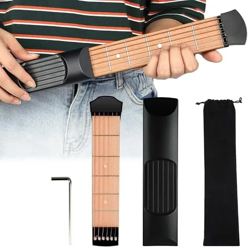 MINGZE Taschengitarre – Pocket Akustikgitarre für unterwegs