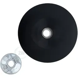 2W Schleifteller Standard Hart d 125mm M14 für Fiberscheiben