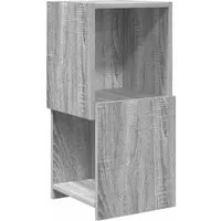 vidaXL Eckschrank Graues Sonoma 30,5x30x65cm - Moderner Eckschrank aus robustem Holzwerkstoff, ideal für platzsparende Lösungen und stilvolle Aufbewahrung. Perfekt für kompakte Wohnräume und verschiedene Einrichtungsstile.