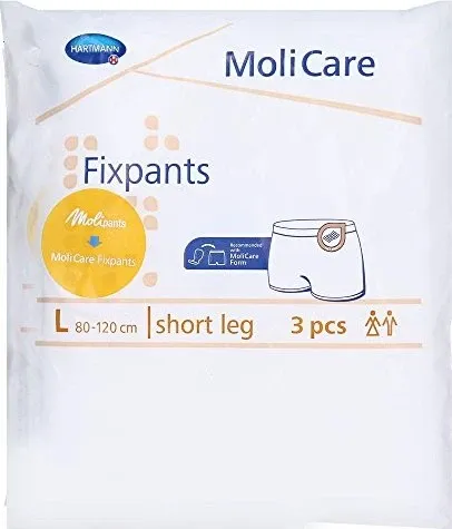 MOLICARE Fixpants short leg Gr.L 3 St