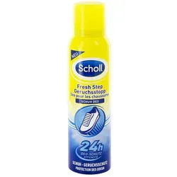 Scholl Fresh Step Geruchsstopp Schuhspray, mildes Fußdeo mit lang anhaltender Wirkung gegen unangenehme Gerüche, frische Schuhe, (1 x 150 ml)