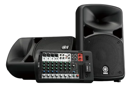 Yamaha Stagepas 600BT - Portables 680-Watt-PA-System mit 8-Kanal-Mixer und Bluetooth-Funktion, ideal für Veranstaltungen und Live-Performances.