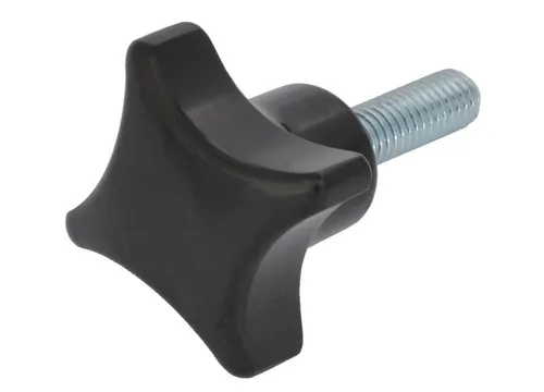 Walter Bethke GmbH & Co. KG Anhänger 10 Stück Kreuzgriffschraube M6 x 20 mm - Griff Ø 32mm