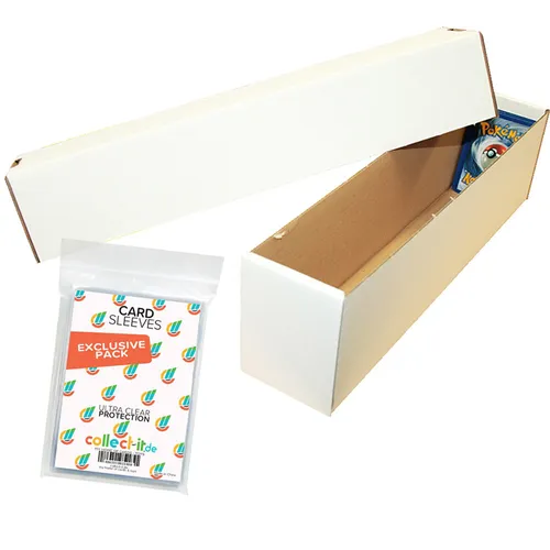 Riesen DeckBoxen Aufbewahrung weiß für 1000 Karten+ 40 collect-it.de Hüllen 2
