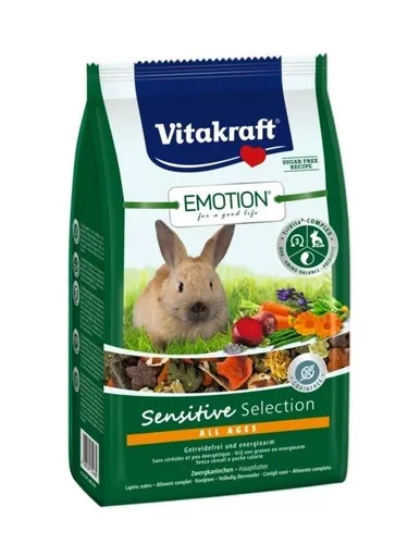 VITAKRAFT EMOTION Sensitive Kaninchentrockenfutter - 600 g Vitakra 4008239314680