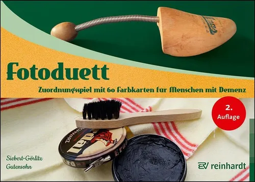 Fotoduett - Erinnerungen wecken - Rate- und Zuordnungsspiel mit 30 historischen Fotopaaren, ideal für den Betreuungsalltag von Menschen mit Demenz. Fördert Erinnerungsprozesse und ist vielseitig einsetzbar.