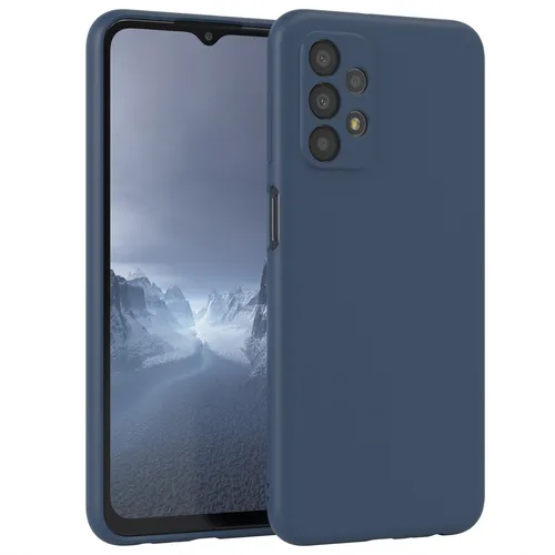 Für Samsung Galaxy A23 5G Handyhülle Silikon Back Cover Schutz Handy Case Blau