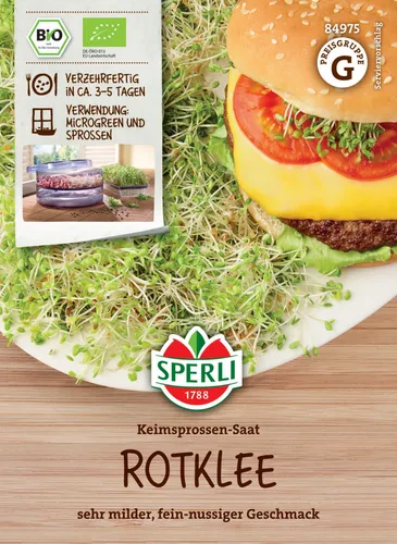 Sperli BIO Keimsprossen-Saat Rotklee