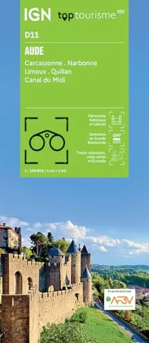 Produktbild Aude Carcassonne: 1:100000 (TOP 100) 11