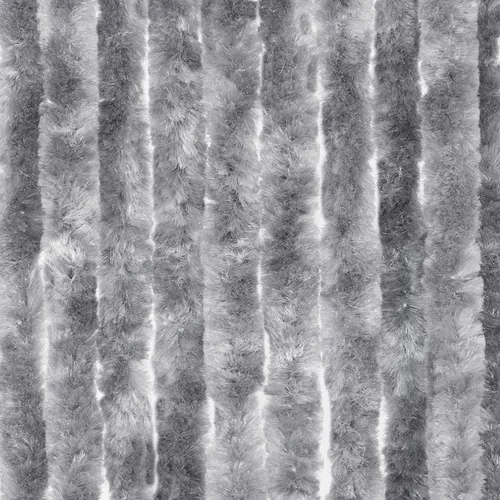 Flauschvorhang grau aus Chenille 90 x 200 cm für Camping und Caravan - Dieser stilvolle Türvorhang bietet effektiven Insektenschutz und ist ideal für den Einsatz im Campingbereich. Mit 90 cm Breite und 200 cm Länge sorgt er für ein angenehmes Ambiente.