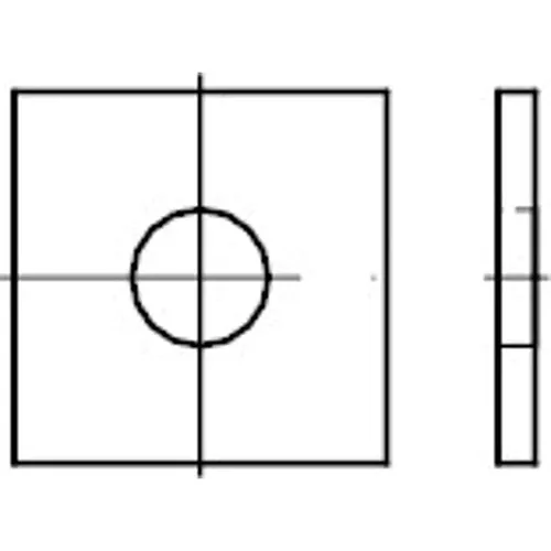 Scheiben DIN 436 Stahl 13,5 galv. verzinkt gal Zn