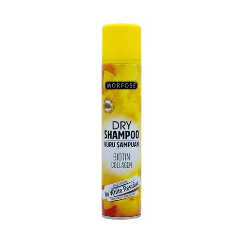 Morfose Blonde Dry Shampoo 200ml - Biotin & Kollagen Trockenshampoo - Sofortige Aktualisierung, Keine weißen Rückstände- Unisex-Gebrauch