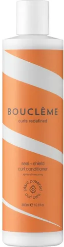 Bouclème Seal + Shield Conditioner 300 ml - Haarspülung für Locken, entwirrt und definiert mit Glycerin-freier Formel. Nährt das Haar, schützt vor Frizz und UV-Strahlen dank Vitamin B5 und Cupuacu-Butter.