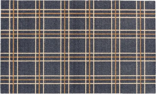 Fußmatte Miabella - BL 50x70 cm - Hochwertige Fußmatte in stilvollem Karodesign, 100% Polyamid für langlebige Nutzung und einfache Reinigung. Perfekt für jeden Eingangsbereich.