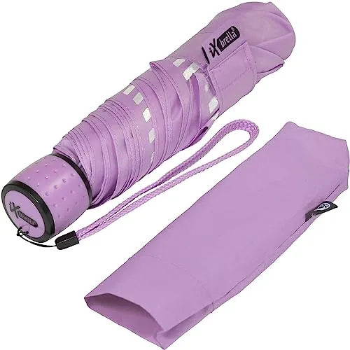 iX-brella Mini Kinderschirm Safety Reflex extra leicht - light purple