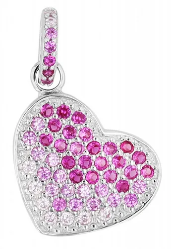 Adelia´s Kettenanhänger zeitloser Herz Anhänger aus 925 Sterling Silber