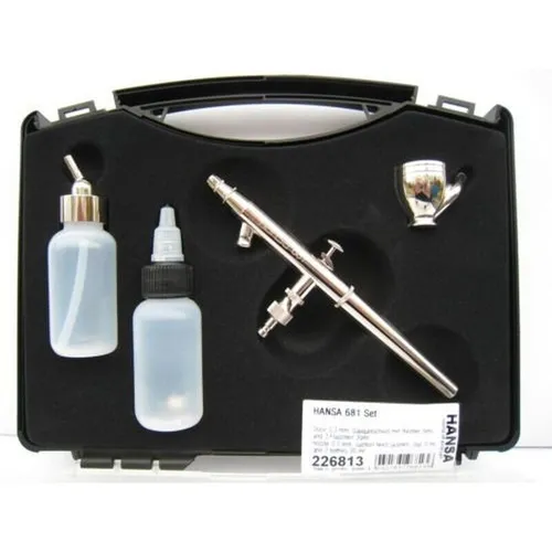 Hansa Airbrushpistole 681-Set Hobby Line 226813 Airbrush Pistole