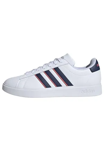 adidas Herren Grand Court 2.0 Schuhe - Herren-Sneaker mit regulärer Passform und Cloudfoam Comfort-Einlegesohle für maximalen Tragekomfort im Alltag.