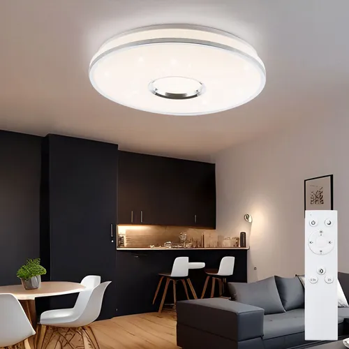 Deckenleuchte Sternenleuchte mit Fernbedienung, dimmbar, 4800 Lumen
