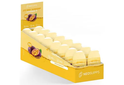 Neosupps Zero Sirup - Passionfruit 16x65ml Sirup, 1040 ml, Ohne Zucker, Ohne Kalorien