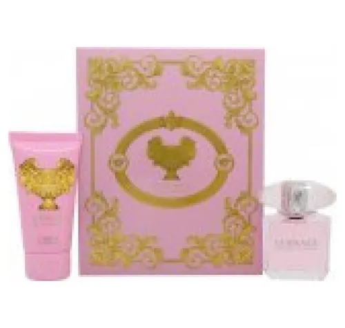 Versace Eau de Toilette Bright Crystal Geschenkset 30ml EDT + 50ml Körperlotion